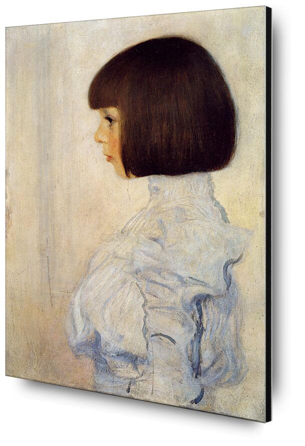 Portrait of Helene Klimt - Gustav Klimt desde Bellas artes, Prodi Art, KLIMT, mujer, retrato, marrón, pintura