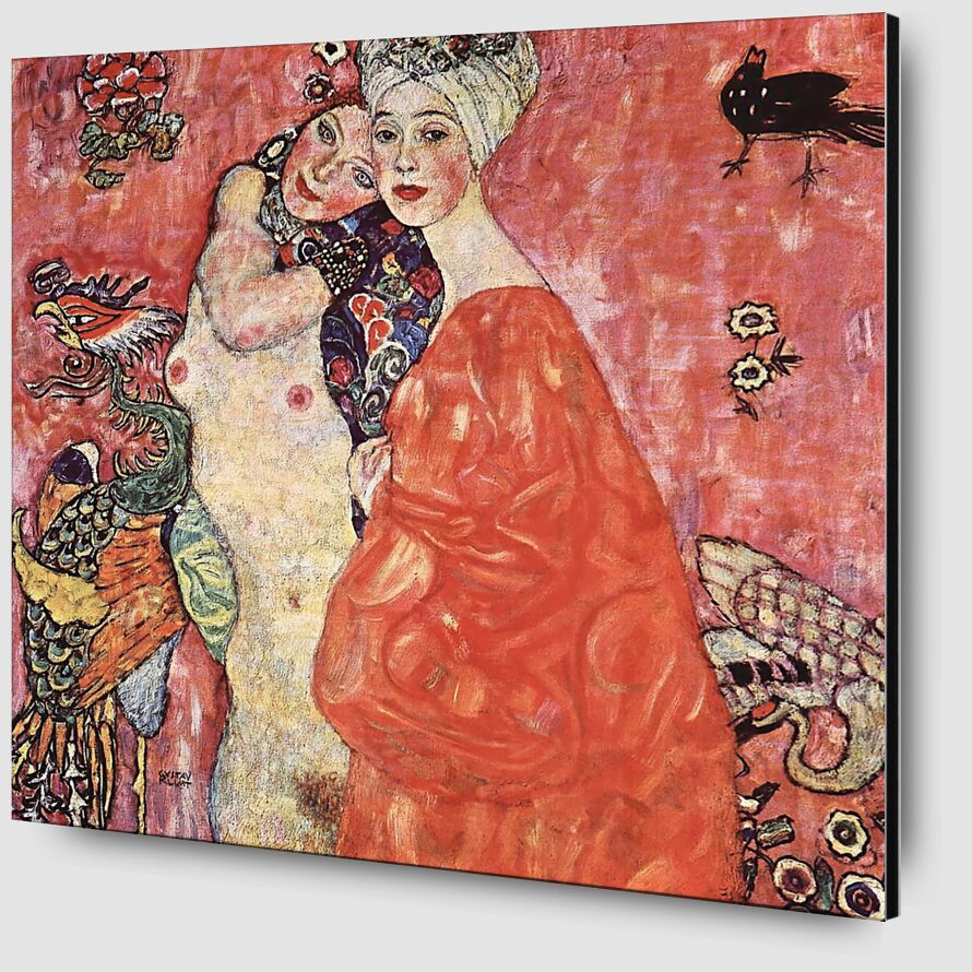 The Girlfriends - Gustav Klimt from Fine Art Zoom Alu Dibond Image