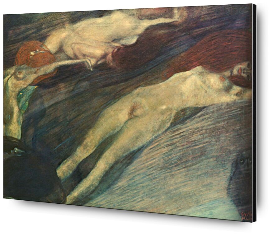 Moving Water - Gustav Klimt desde Bellas artes, Prodi Art, KLIMT, agua, mujeres, desnudo