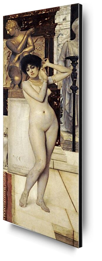 Étude sur la Skigge et l'Anguille pour l'Allégorie de la Sculpture, 1890 - Gustav Klimt de AUX BEAUX-ARTS, Prodi Art, KLIMT, sculpture, étude, femme, nu