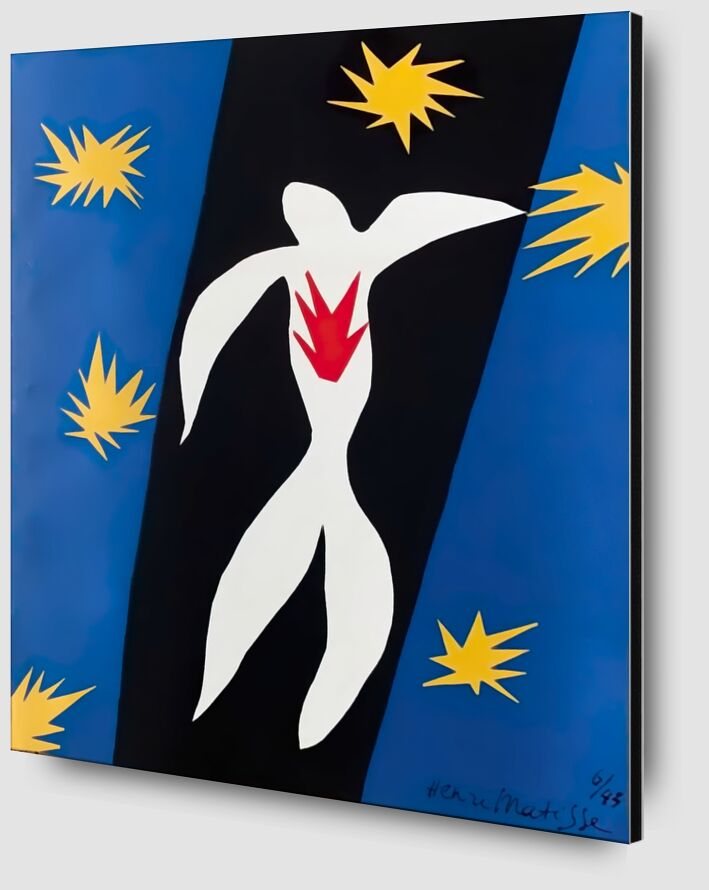 Chute d'Icare - Henri Matisse de AUX BEAUX-ARTS Zoom Alu Dibond Image