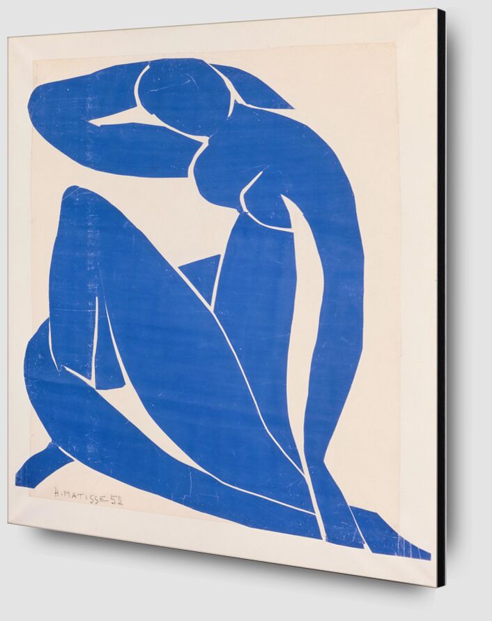 Nu Bleu II - Henri Matisse de AUX BEAUX-ARTS Zoom Alu Dibond Image