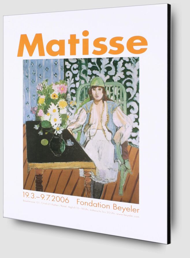La Table Noire - Henri Matisse de AUX BEAUX-ARTS Zoom Alu Dibond Image