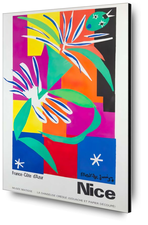Nice, France - Côte d'Azur von Bildende Kunst, Prodi Art, nett, Matisse, Poster, Französische Riviera, Frankreich, Palme