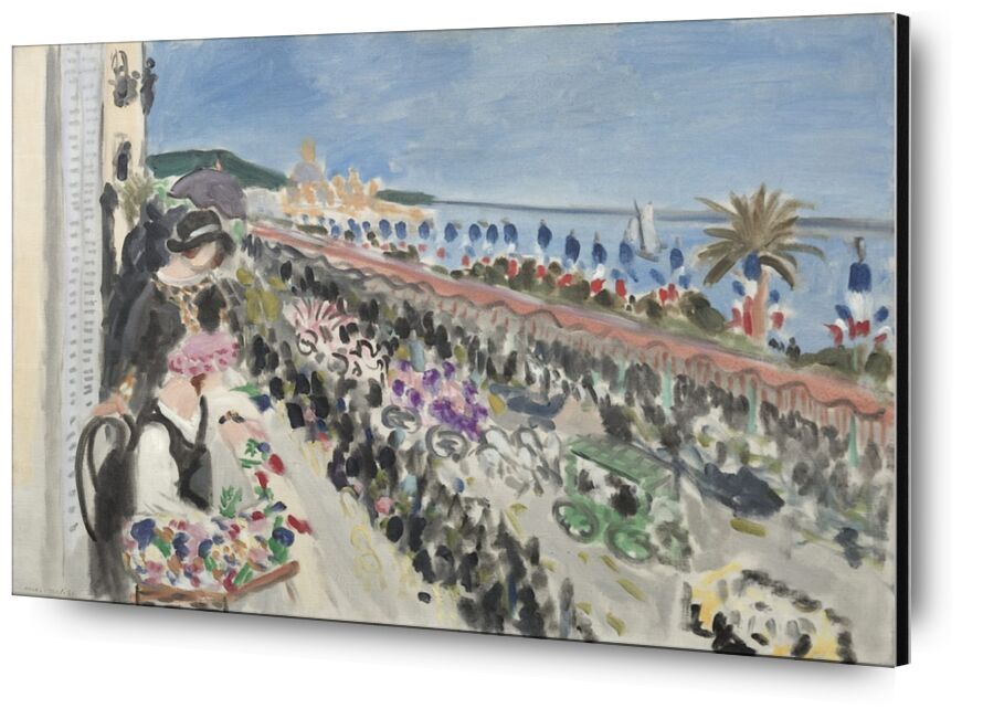 Festival of Flowers, 1923 - Henri Matisse from Fine Art, Prodi Art, boat, sea, summer, beach, celebration, flowers, Matisse