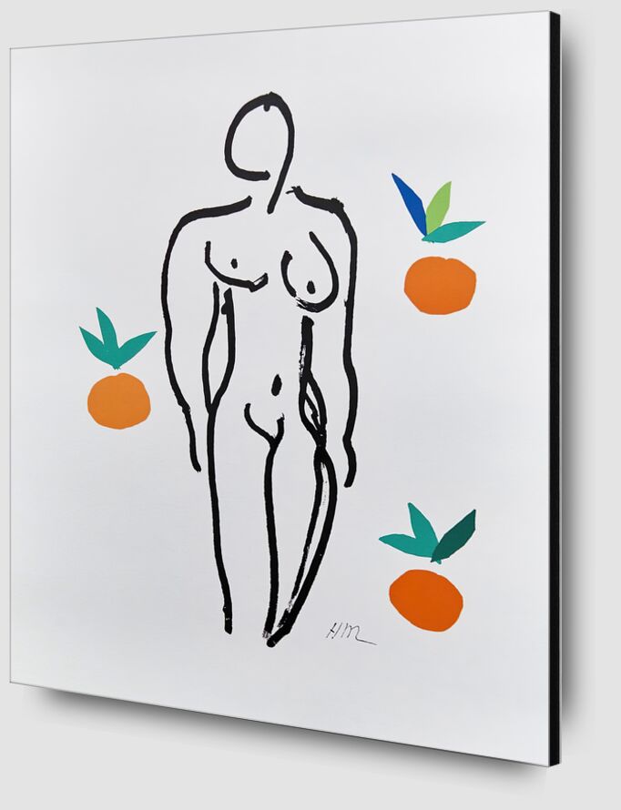Verve, Nu aux Oranges - Henri Matisse de AUX BEAUX-ARTS Zoom Alu Dibond Image