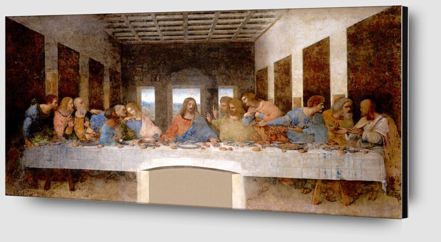 The Last Supper - Leonardo da Vinci desde Bellas artes Zoom Alu Dibond Image