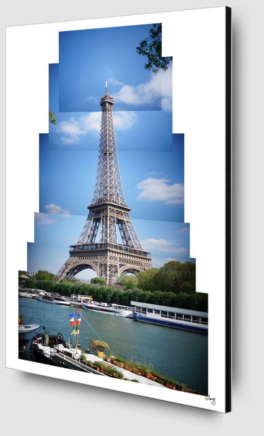 Tour Eiffel de Benoit Lelong Zoom Alu Dibond Image