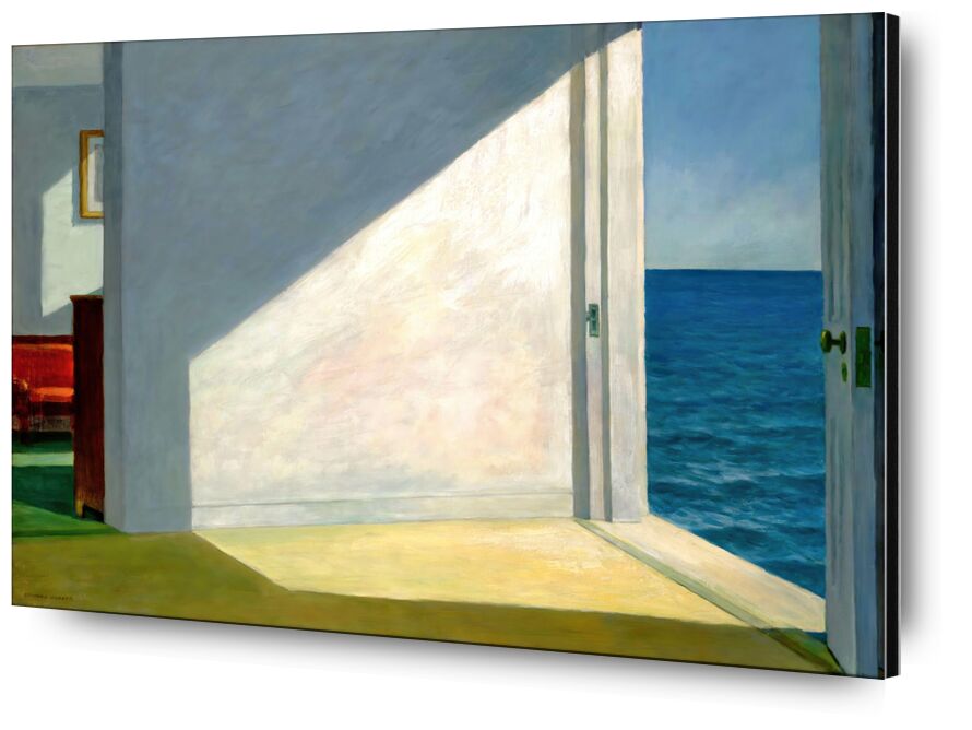Chambres au Bord de la Mer - Edward Hopper de AUX BEAUX-ARTS, Prodi Art, Eward Hopper, vacances, ciel, été, soleil, plage, mer