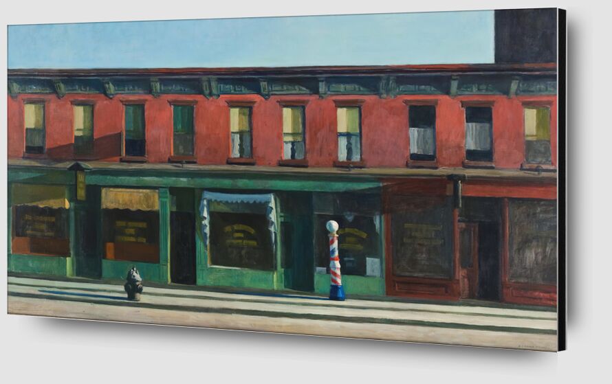 La Madrugada del Domingo - Edward Hopper desde Bellas artes Zoom Alu Dibond Image