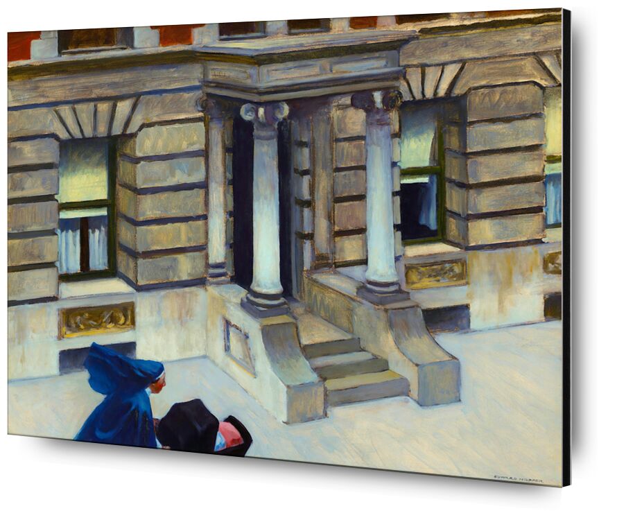 Les Trottoirs de New York - Edward Hopper de AUX BEAUX-ARTS, Prodi Art, Edward Hopper, New York, trottoirs