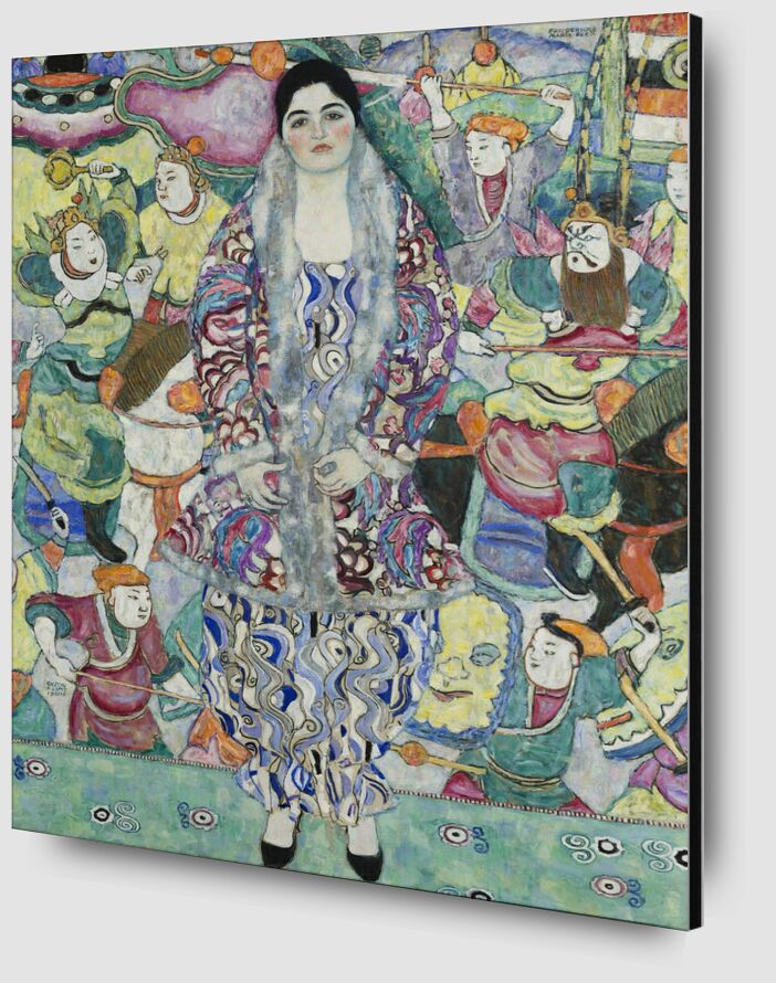 Portrait of Friedericke Maria Beer - Gustav Klimt desde Bellas artes Zoom Alu Dibond Image