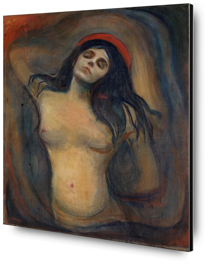 Madonna - Edvard Munch de AUX BEAUX-ARTS, Prodi Art, Edvard Munch, peinture, femme, amour, mort, naissance, sexualité