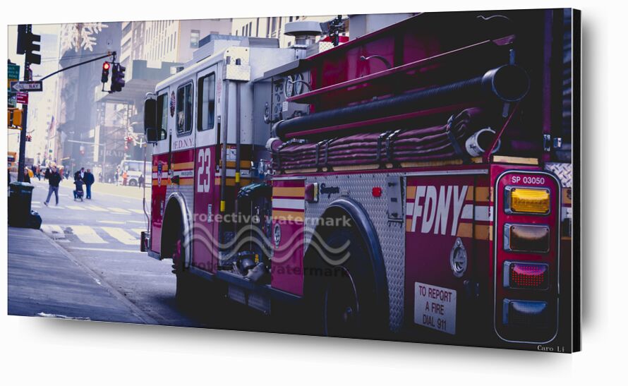 Fire Truck from Caro Li, Prodi Art, New-York, NY, USA, United States, Dear Li, Photography, photography