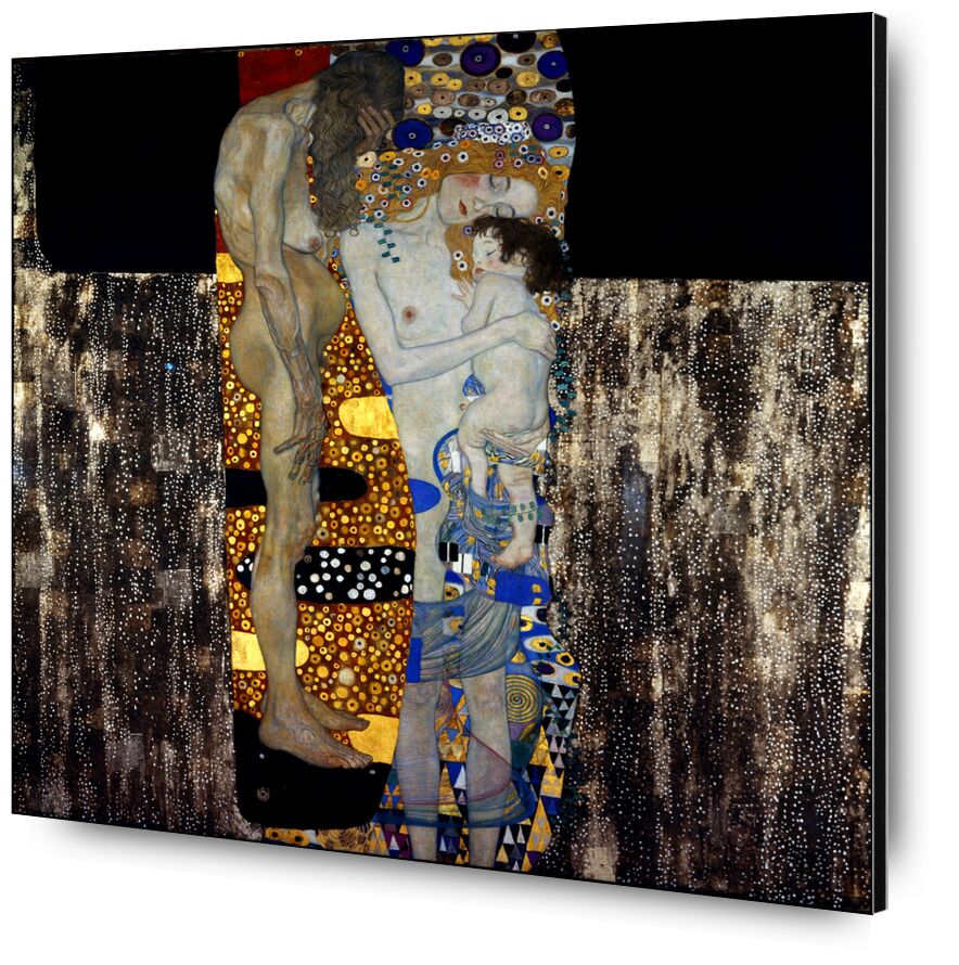 The Three Ages of Woman - Gustav Klimt desde Bellas artes, Prodi Art, crecer, años, vejez, tablero, pintura, niño, mujer, KLIMT