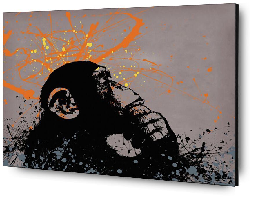 Thinker monkey - BANKSY from Fine Art, Prodi Art, street art, graffiti, banksy, monkey, graphic
