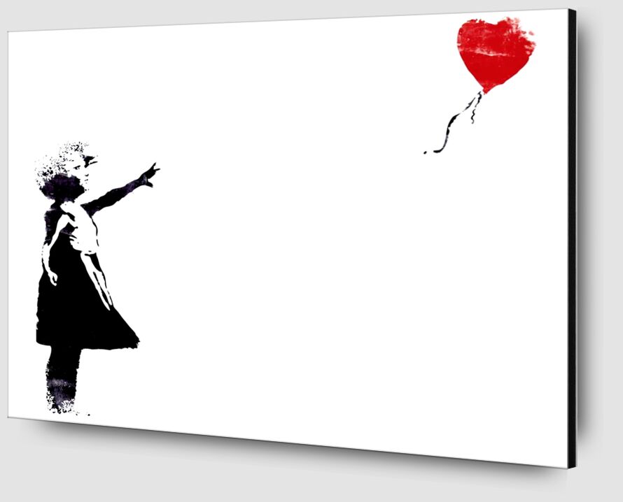 Heart Balloon - BANKSY from Fine Art Zoom Alu Dibond Image