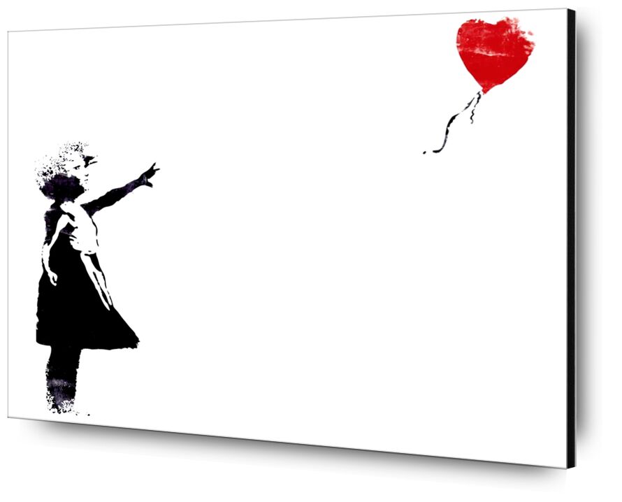 Heart Balloon - BANKSY desde Bellas artes, Prodi Art, Banksy, globo, corazón, niña, arte callejero, pintada, pintado