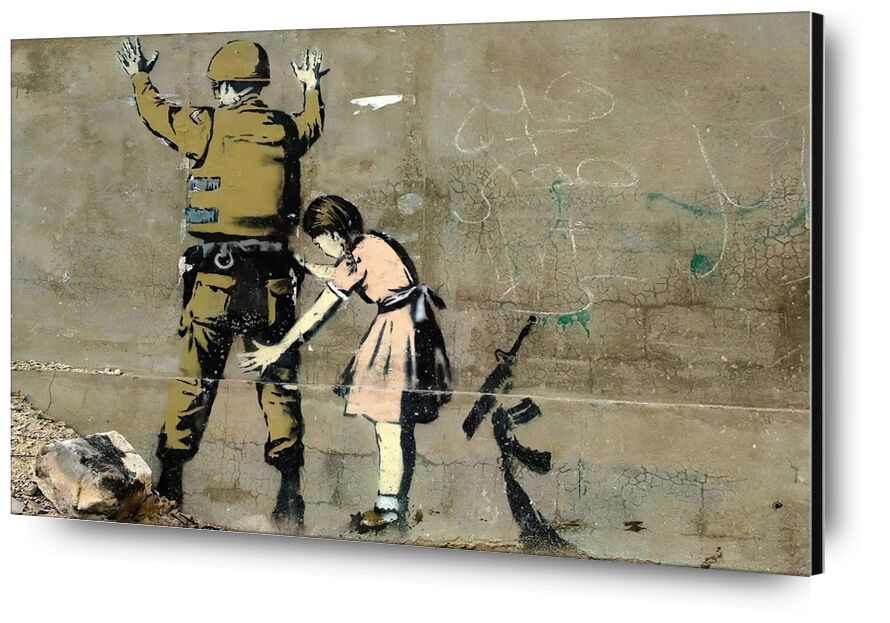 War desde Bellas artes, Prodi Art, armado, paz, niña, militar, guerra, Banksy