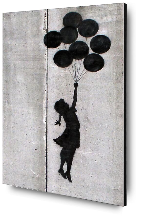 Balloon Girl - BANKSY desde Bellas artes, Prodi Art, pintada, globo, niña, arte callejero, Banksy