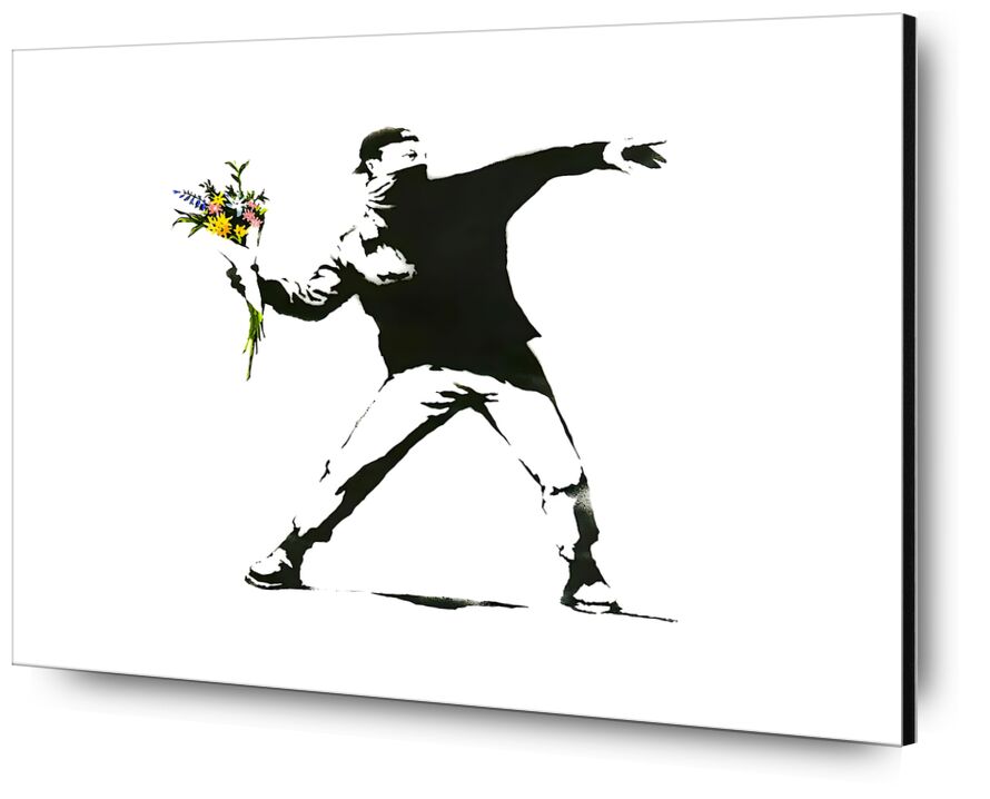 Le Glouton des Fleurs - BANKSY de AUX BEAUX-ARTS, Prodi Art, Banksy, art de rue, fleur, graffiti, lanceur