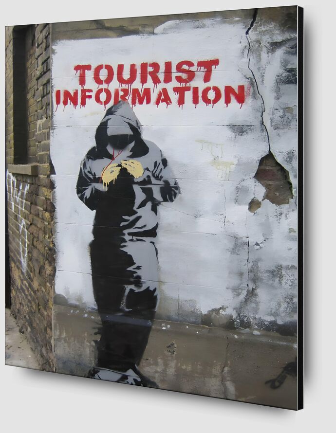 Informations Touristiques - BANKSY de AUX BEAUX-ARTS Zoom Alu Dibond Image