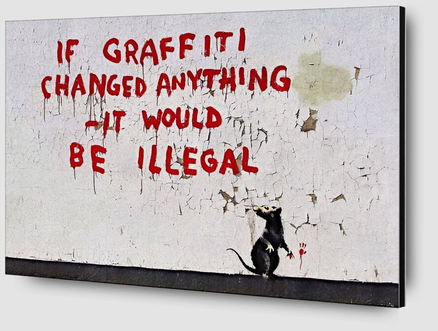 If Graffiti changed anything - BANKSY from Fine Art Zoom Alu Dibond Image