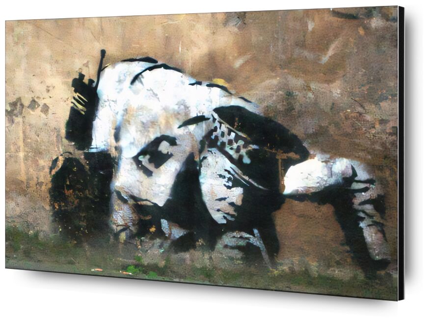 Crouching Policeman - BANKSY from Fine Art, Prodi Art, banksy, street art, investigation, policeman