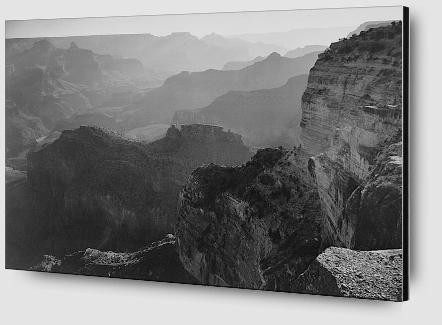 Vue sur le "Grand Canyon National Park" en Arizona - Ansel Adams de AUX BEAUX-ARTS Zoom Alu Dibond Image