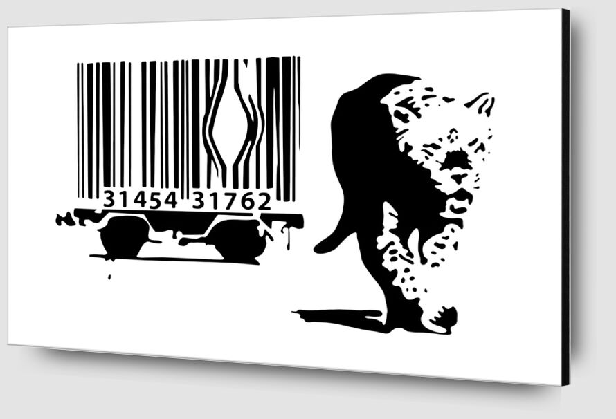 Barcode - BANKSY from Fine Art Zoom Alu Dibond Image