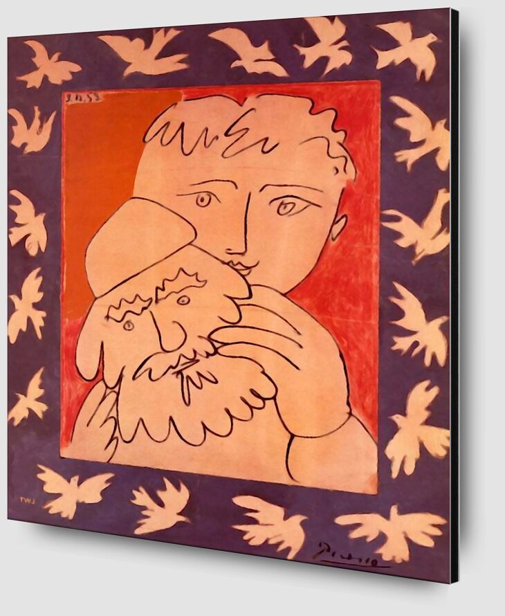 Nouvel An - Picasso de AUX BEAUX-ARTS Zoom Alu Dibond Image