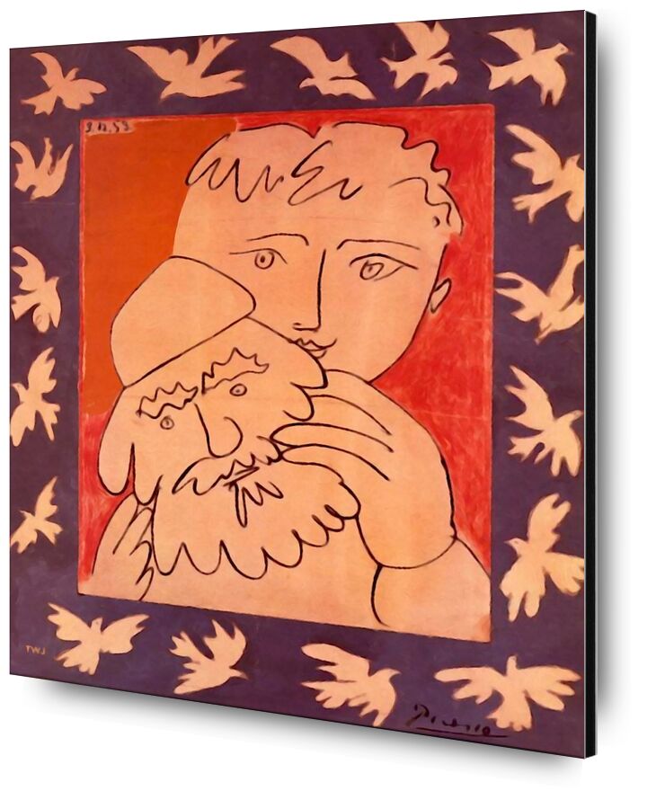 Nouvel An - Picasso de AUX BEAUX-ARTS, Prodi Art, picasso, peinture, abstrait, nouvel an