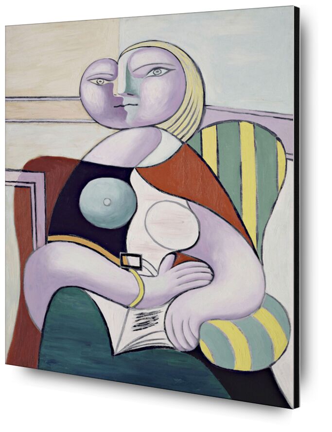 Woman Reading - Picasso from Fine Art, Prodi Art, picasso, painting, abstract, reading