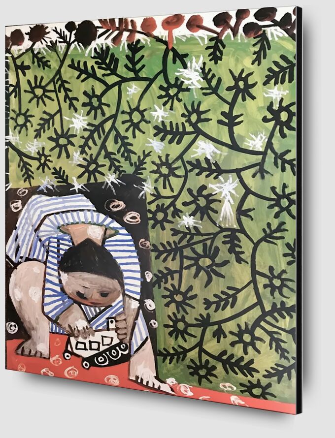 Enfant Jouant - Picasso de AUX BEAUX-ARTS Zoom Alu Dibond Image