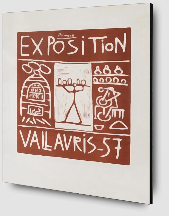 Poster 1957 - Exhibition Vallauris - Picasso desde Bellas artes Zoom Alu Dibond Image