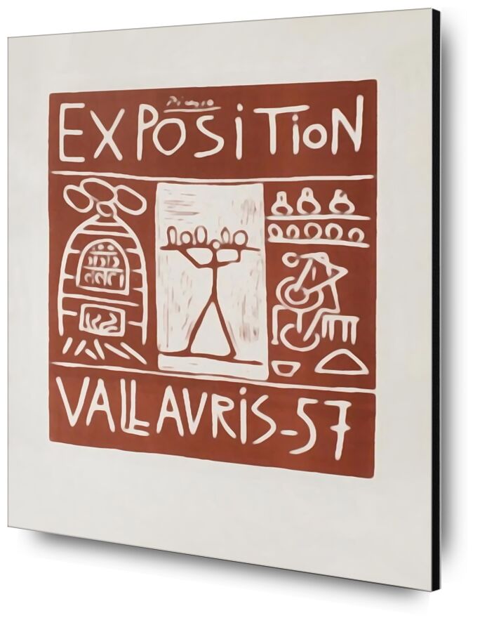 Poster 1957 - Exhibition Vallauris - Picasso desde Bellas artes, Prodi Art, cartel de la exposición, picasso