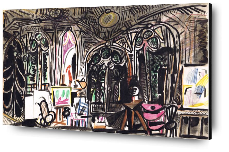 Carnet de Californie 01 - Picasso de AUX BEAUX-ARTS, Prodi Art, picasso, carnet, peinture, abstrait