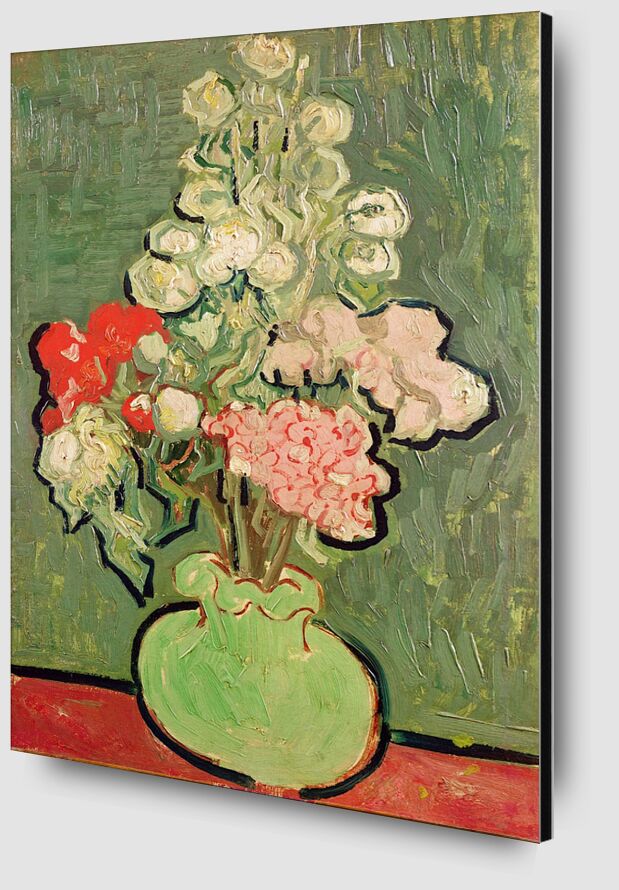 Bouquet de fleurs - Van Gogh de AUX BEAUX-ARTS Zoom Alu Dibond Image