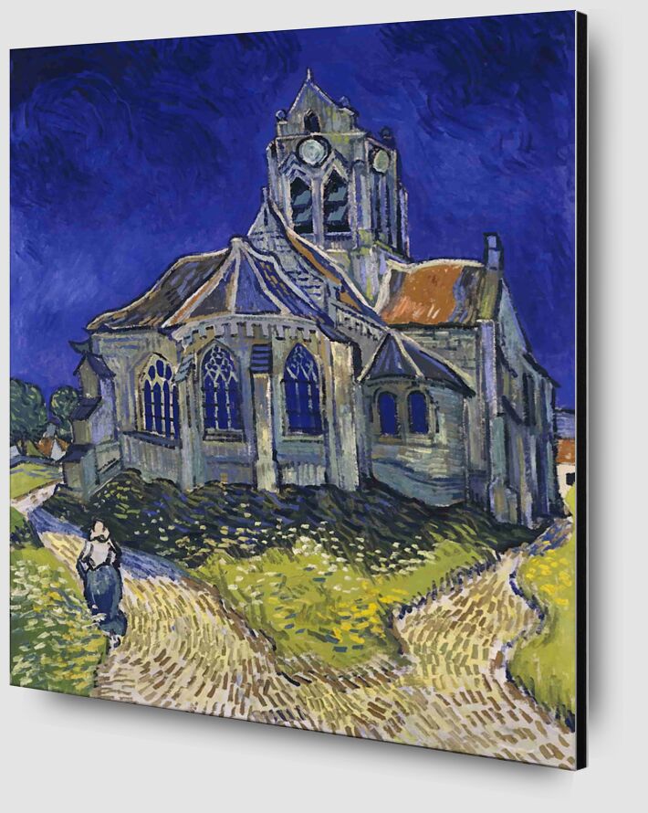 Auvers - Van Gogh de AUX BEAUX-ARTS Zoom Alu Dibond Image