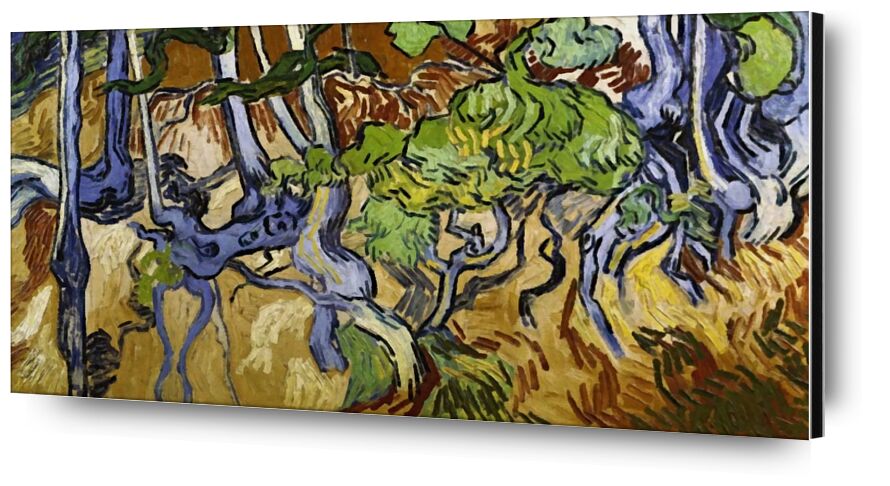 Tree Roots and Tree Trunks - Van Gogh desde Bellas artes, Prodi Art, Van gogh, naturaleza, vino, raíces, viñedo