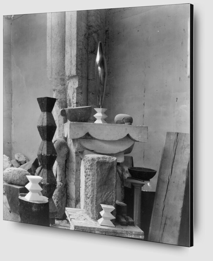 L'atelier de Brancusi, 1920 - Edward Steichen de AUX BEAUX-ARTS Zoom Alu Dibond Image