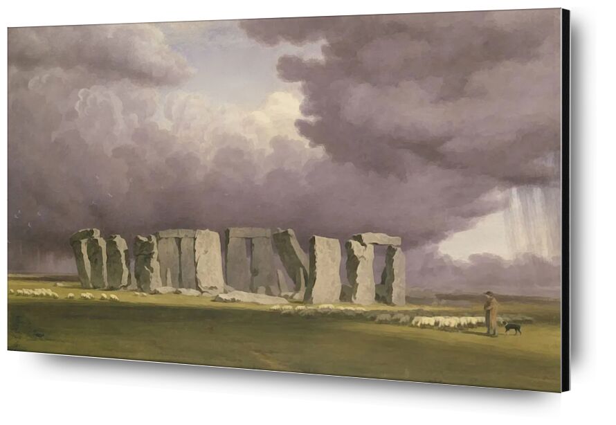 Stonehenge: Stormy Day von Bildende Kunst, Prodi Art, TURNER, Malerei, England, Sturm, Stonehenge