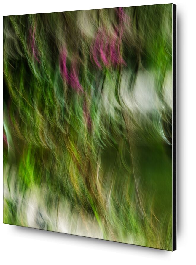 Le buisson ardent de Céline Pivoine Eyes, Prodi Art, Photographie abstraite, vert, peinture, nature, abstrait, Mouvement intentionnel de la caméra, ICM