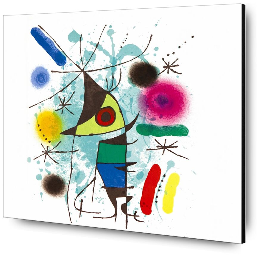 Le Poisson qui Chante - Joan Miró de AUX BEAUX-ARTS, Prodi Art, Joan Miró, dessin, peinture, abstrait, poisson, musique, chant