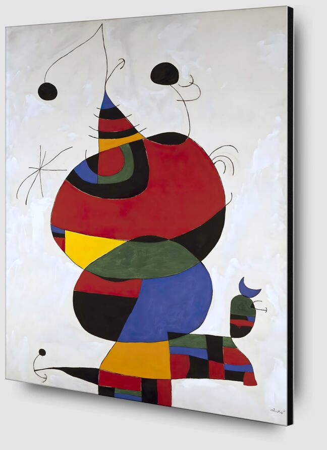 Hommage a Picasso - Joan Miró desde Bellas artes Zoom Alu Dibond Image