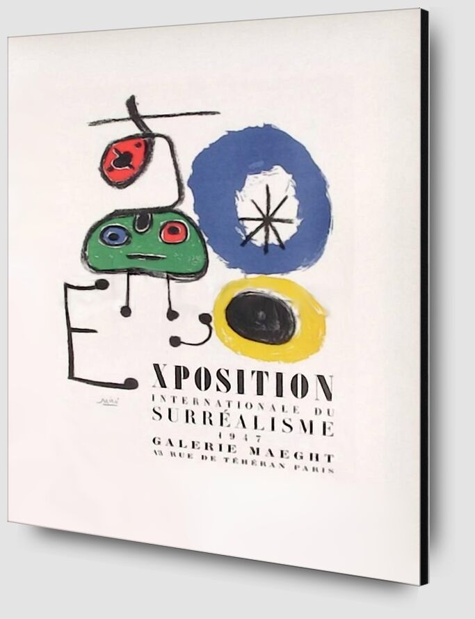 AF 1947, Galerie Maeght - Joan Miró de AUX BEAUX-ARTS Zoom Alu Dibond Image