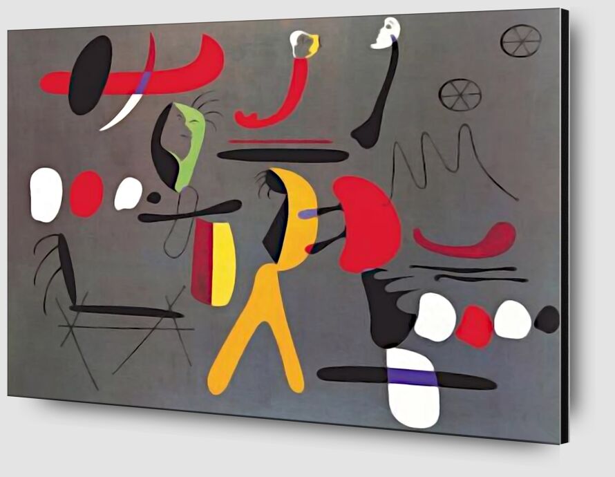 Peinture Collage - Joan Miró de AUX BEAUX-ARTS Zoom Alu Dibond Image