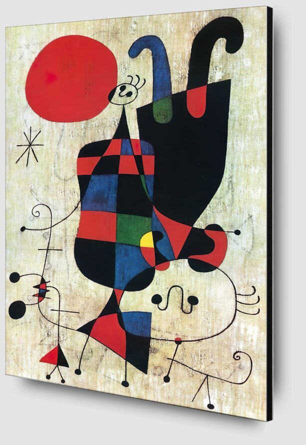Inversé - Joan Miró de AUX BEAUX-ARTS Zoom Alu Dibond Image