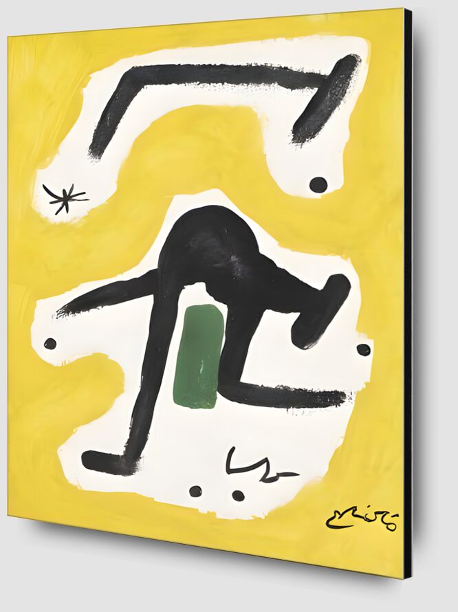 Woman, Birds, Star, 1978 - Joan Miró desde Bellas artes Zoom Alu Dibond Image