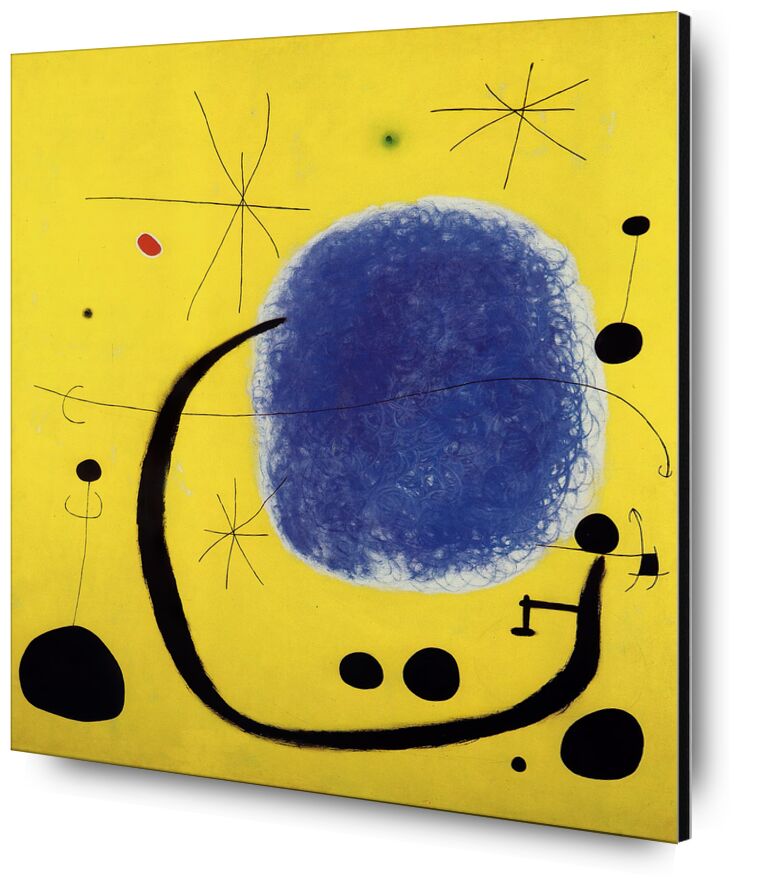 The Gold of the Azure, 1967 desde Bellas artes, Prodi Art, Joan Miró, oro, azul, pintura, abstracto, amarillo, sol